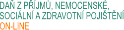 Da z pjm, nemocensk, sociln a zdravotn pojitn on-line
