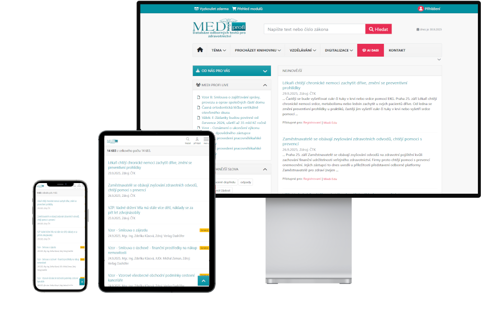 Databze odbornch text pro lkae a manaery s AI